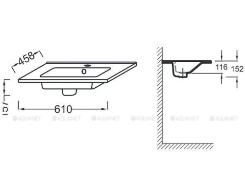 Раковина Jacob Delafon Ola 61 EXSA112-00