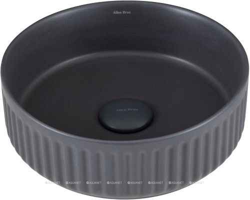 Раковина накладная Allen Brau Fantasy Line 36 4.11032.AN антрацит