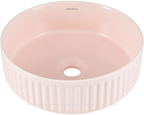 Раковина накладная Allen Brau Fantasy Line 36 4.11032.SM розовый