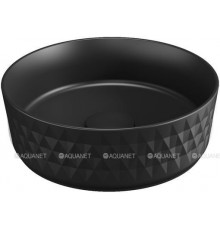 Раковина накладная Allen Brau Fantasy Romb 36 4.11033.31 черный матовый
