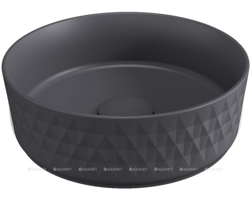 Раковина накладная Allen Brau Fantasy Romb 36 4.11033.AN антрацит