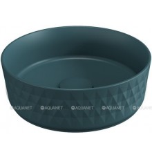 Раковина накладная Allen Brau Fantasy Romb 36 4.11033.PT петроль