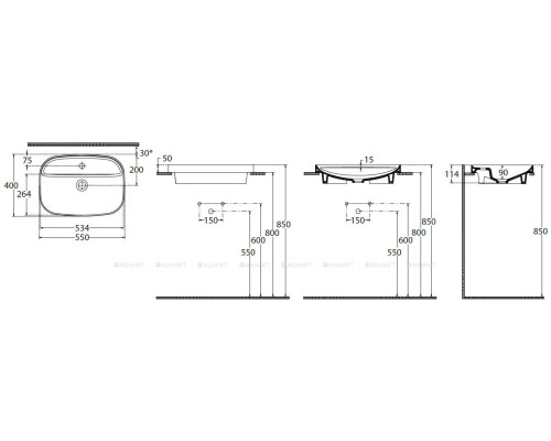 Раковина накладная Allen Brau Fantasy Sphere 55 4.11034.SM розовый