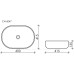 Раковина накладная Ceramicanova Element 60 CN6047MC