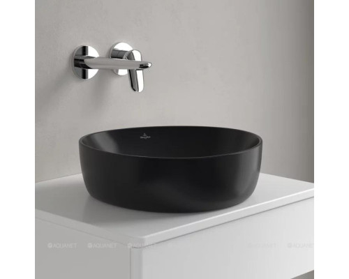Раковина накладная Villeroy & Boch Antao 40 4A7240R7 черный