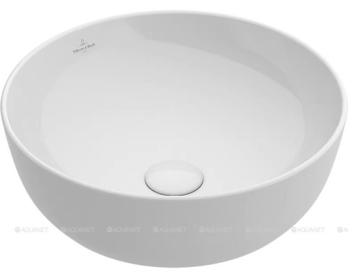 Раковина накладная Villeroy & Boch Artis 4179 43 R1 430x430x130 CeramicPlus