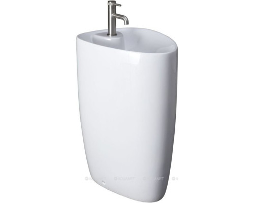 Раковина напольная Allen Brau Infinity 4.21015.20 белый глянец