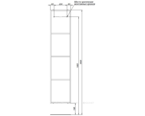 Шкаф-пенал Allen Brau Paris 35 1.360006.CGM олива матовый