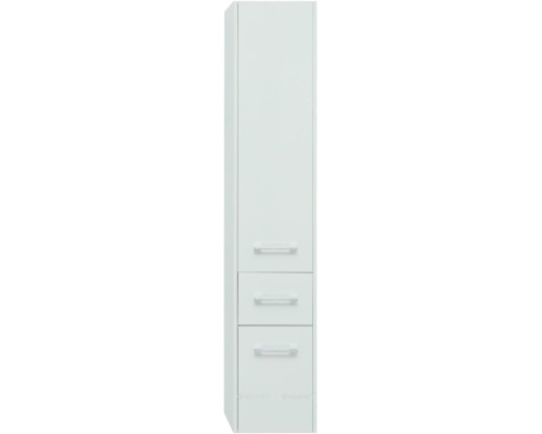 Шкаф-пенал Aquanet Августа 35 белый (ручки хром)