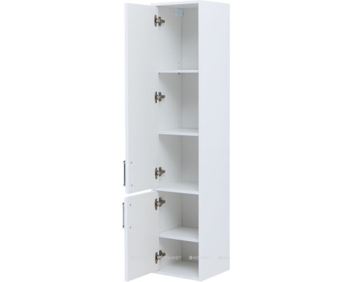 Шкаф-пенал Aquanet Бостон new L 35 белый сатин