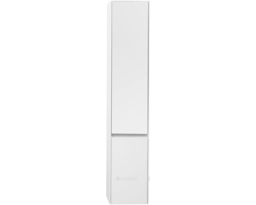 Шкаф-пенал Aquanet Гласс 35 белый