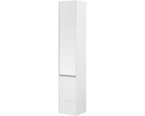 Шкаф-пенал Aquanet Гласс 35 L белый