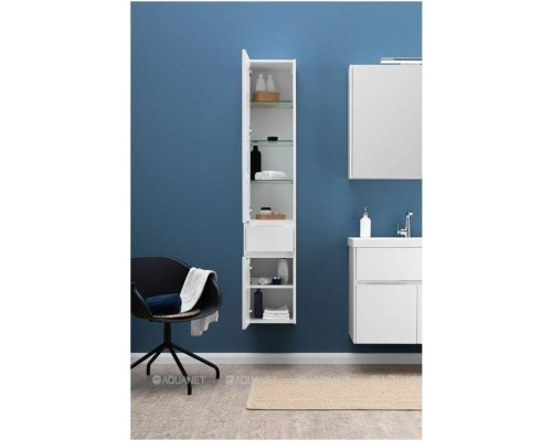 Шкаф-пенал Aquanet Латина 35 L белый