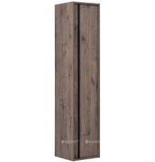 Шкаф-пенал Aquanet Lino 35 Дуб Веллингтон