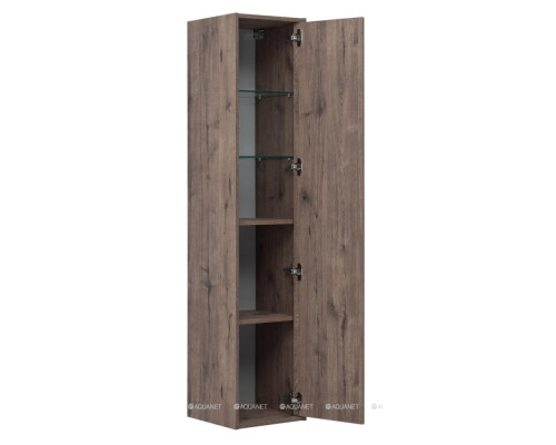 Шкаф-пенал Aquanet Lino 35 Дуб Веллингтон