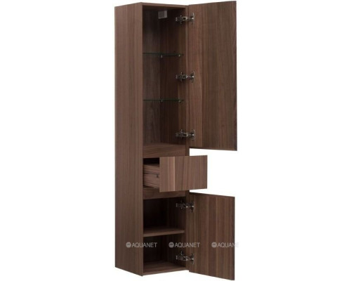 Шкаф-пенал Aquanet Нью-Йорк 35 L орех