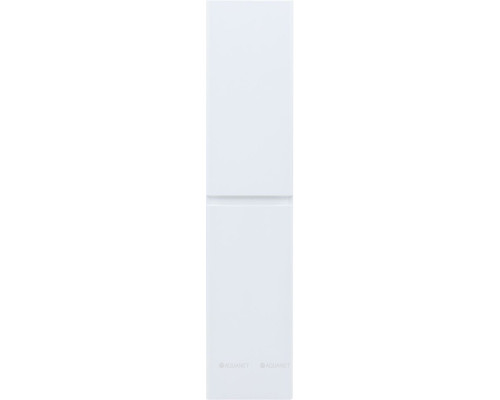 Шкаф-пенал Aquanet Слим 35 белый сатин