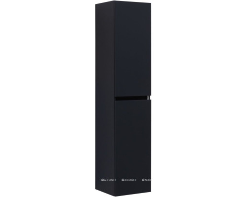 Шкаф-пенал Aquanet Вега 2.0 35 черный