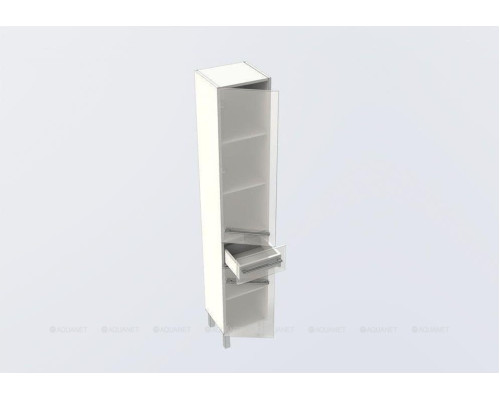 Шкаф-пенал Aquanet Верона 35 L белый