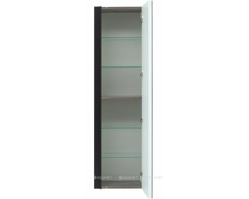 Шкаф-пенал De Aqua Ариетта New 40 R с зеркалом белый матовый