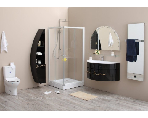 Шкаф-пенал De Aqua Эскалада RS0 R белый