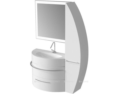 Шкаф-пенал De Aqua Эскалада RS1 R белый