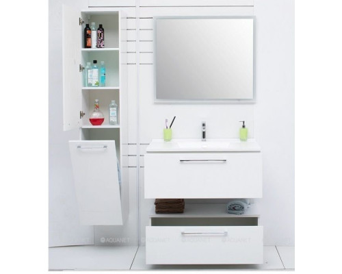 Шкаф-пенал De Aqua Тока 1БК 35 L белый