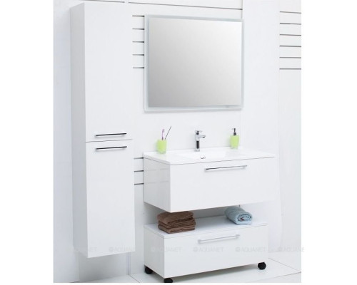 Шкаф-пенал De Aqua Тока 1БК 35 L белый