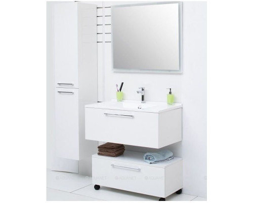 Шкаф-пенал De Aqua Тока 1БК 35 L белый