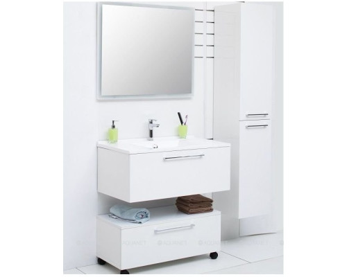 Шкаф-пенал De Aqua Тока 1БК 35 R белый