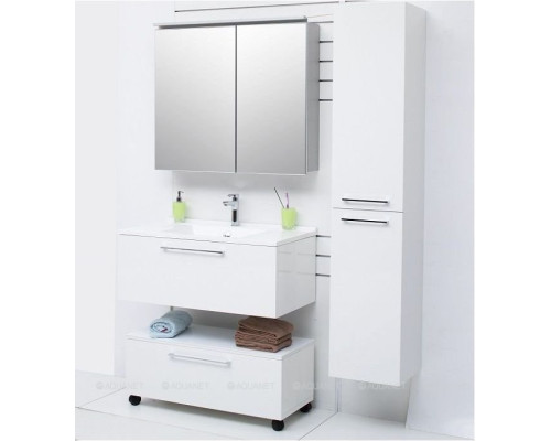 Шкаф-пенал De Aqua Тока 1БК 35 R белый