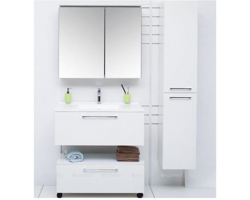 Шкаф-пенал De Aqua Тока 1БК 35 R белый