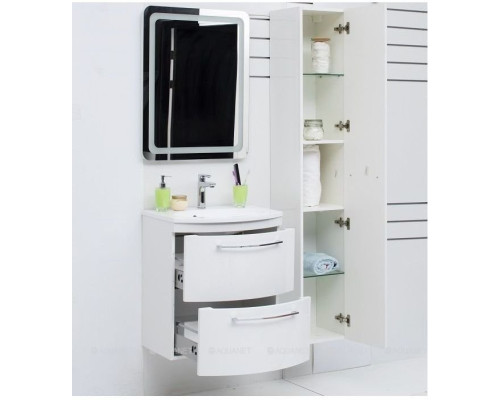 Шкаф-пенал De Aqua Тока 1S 30 R белый