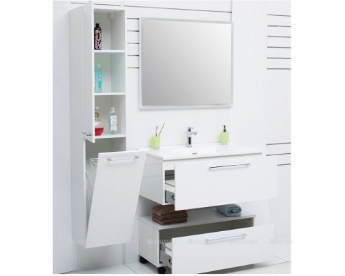 Шкаф-пенал De Aqua Тока 1S БК 30 L белый