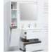 Шкаф-пенал De Aqua Тока 1S БК 30 L белый