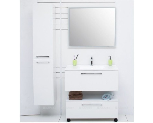 Шкаф-пенал De Aqua Тока 1S БК 30 L белый