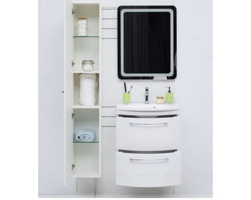 Шкаф-пенал De Aqua Тока 1 35 L белый