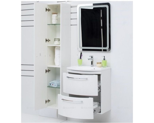 Шкаф-пенал De Aqua Тока 1 35 L белый