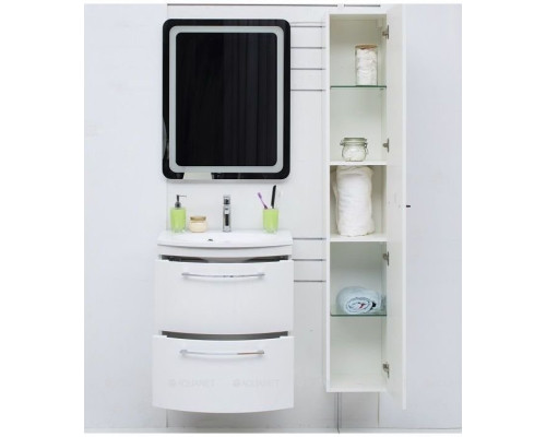 Шкаф-пенал De Aqua Тока 1 35 R белый