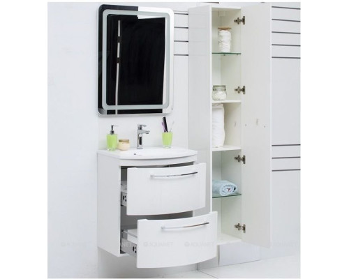 Шкаф-пенал De Aqua Тока 1 35 R белый