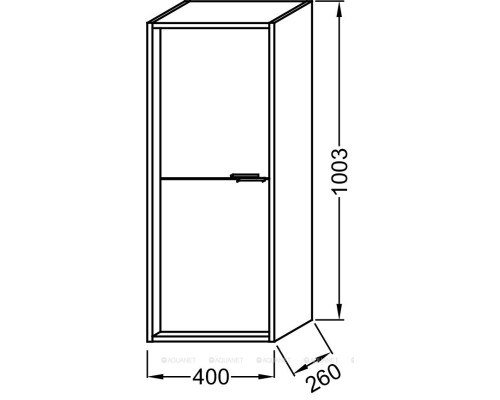 Шкаф-пенал Jacob Delafon Vivienne EB1665-E75-J5 белый