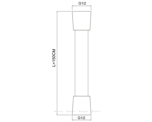 Шланг для душа Aquanet AF000-05C