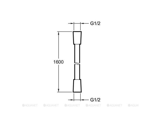 Шланг для душа Jacob Delafon E75206-BN