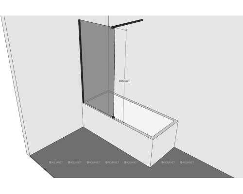 Шторка на ванну Allen Brau Infinity 3 80 3.21065.60 медь браш