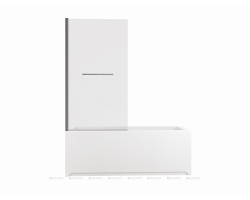 Шторка на ванну Allen Brau Priority 80x150 3.31024.BA серебро браш