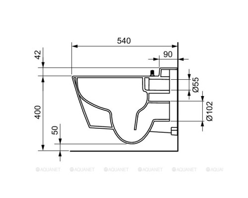 Сиденье для унитаза TECE V04 9700600