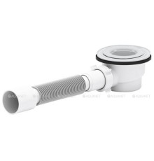 Сифон для душевых поддонов Ани Пласт E325BK 375x40/50, 1 1/2х90