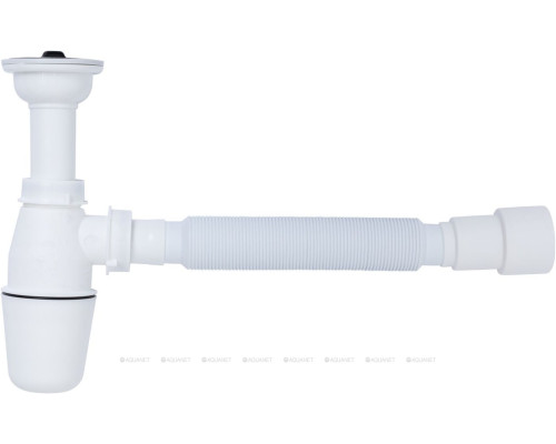 Сифон для раковины Aquanet с выпуском d40/50, белый