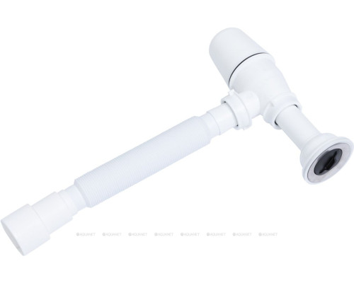 Сифон для раковины Aquanet с выпуском d40/50, белый