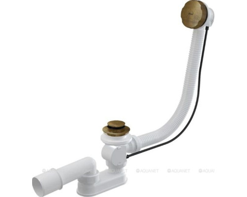 Сифон для ванны AlcaPlast A55ANTIC-80-RU-01 бронза